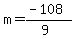 m=%28-108%29%2F%289%29