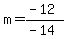 m=%28-12%29%2F%28-14%29