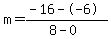 m=%28-16--6%29%2F%288-0%29