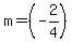 m=%28-2%2F4%29