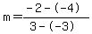 \"m=%28-2--4%29%2F%283--3%29\"