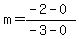 m=%28-2-0%29%2F%28-3-0%29