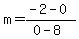 m=%28-2-0%29%2F%280-8%29