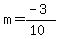 m=%28-3%29%2F%2810%29