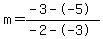 m=%28-3--5%29%2F%28-2--3%29