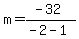 m=%28-32%29%2F%28-2-1%29