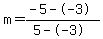m=%28-5--3%29%2F%285--3%29