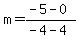 m=%28-5-0%29%2F%28-4-4%29