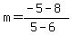 m=%28-5-8%29%2F%285-6%29