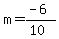 m=%28-6%29%2F%2810%29