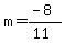 m=%28-8%29%2F%2811%29