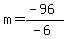 m=%28-96%29%2F%28-6%29