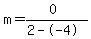 m=%280%29%2F%282--4%29
