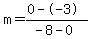 m=%280--3%29%2F%28-8-0%29