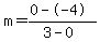 m=%280--4%29%2F%283-0%29