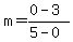 m=%280-3%29%2F%285-0%29