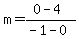 m=%280-4%29%2F%28-1-0%29