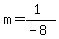 m=%281%29%2F%28-8%29