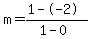 m=%281--2%29%2F%281-0%29
