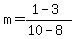 m=%281-3%29%2F%2810-8%29