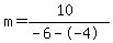 m=%2810%29%2F%28-6--4%29