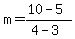 m=%2810-5%29%2F%284-3%29