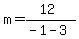 m=%2812%29%2F%28-1-3%29