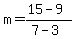 m=%2815-9%29%2F%287-3%29