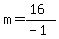 m=%2816%29%2F%28-1%29