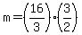 m=%2816%2F3%29%2A%283%2F2%29