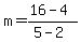 m=%2816-4%29%2F%285-2%29