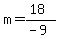 m=%2818%29%2F%28-9%29