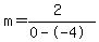 m=%282%29%2F%280--4%29