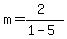 m=%282%29%2F%281-5%29