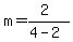 m=%282%29%2F%284-2%29