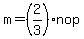 m=%282%2F3%29nop