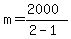 m=%282000%29%2F%282-1%29