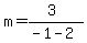 m=%283%29%2F%28-1-2%29