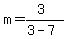 m=%283%29%2F%283-7%29