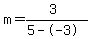 m=%283%29%2F%285--3%29