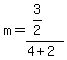 m=%283%2F2%29%2F%284%2B2%29