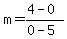 m=%284-0%29%2F%280-5%29