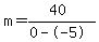 m=%2840%29%2F%280--5%29