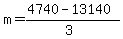 m=%284740-13140%29%2F%283%29
