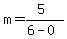 m=%285%29%2F%286-0%29