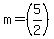 m=%285%2F2%29