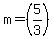m=%285%2F3%29