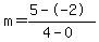 m=%285--2%29%2F%284-0%29