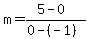 m=%285-0%29%2F%280-%28-1%29%29