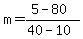 m=%285-80%29%2F%2840-10%29